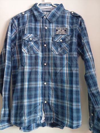 Chemise à carreaux