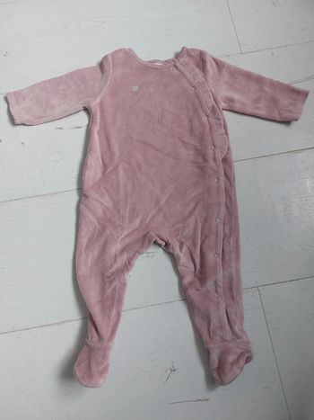 Pyjama en velours Tape à l'œil Taille 6 mois
