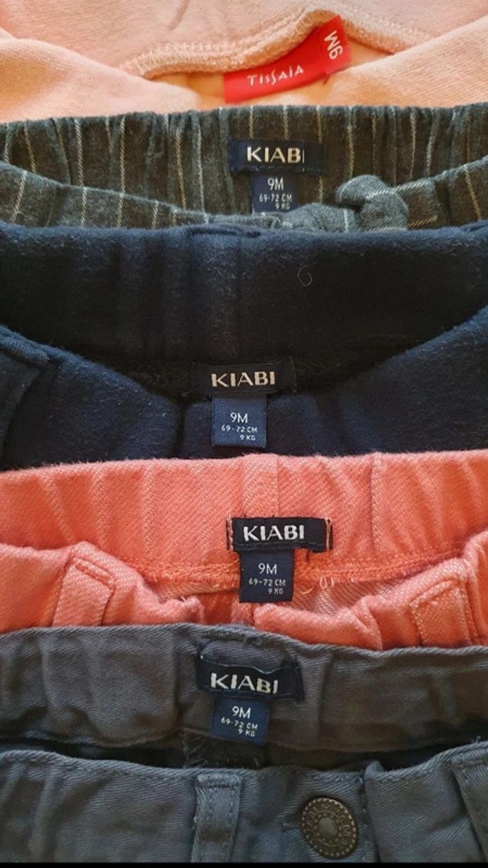 Lot de 5 pantalons 9 mois - photo numéro 8