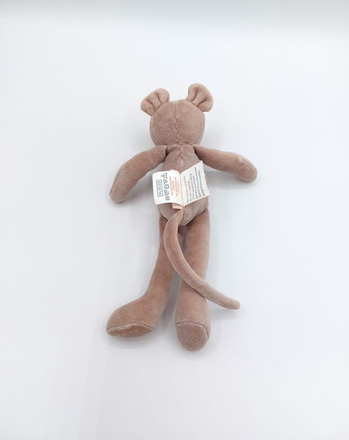 Peluche doudou souris beige Moulin Roty 22 cm - photo numéro 2