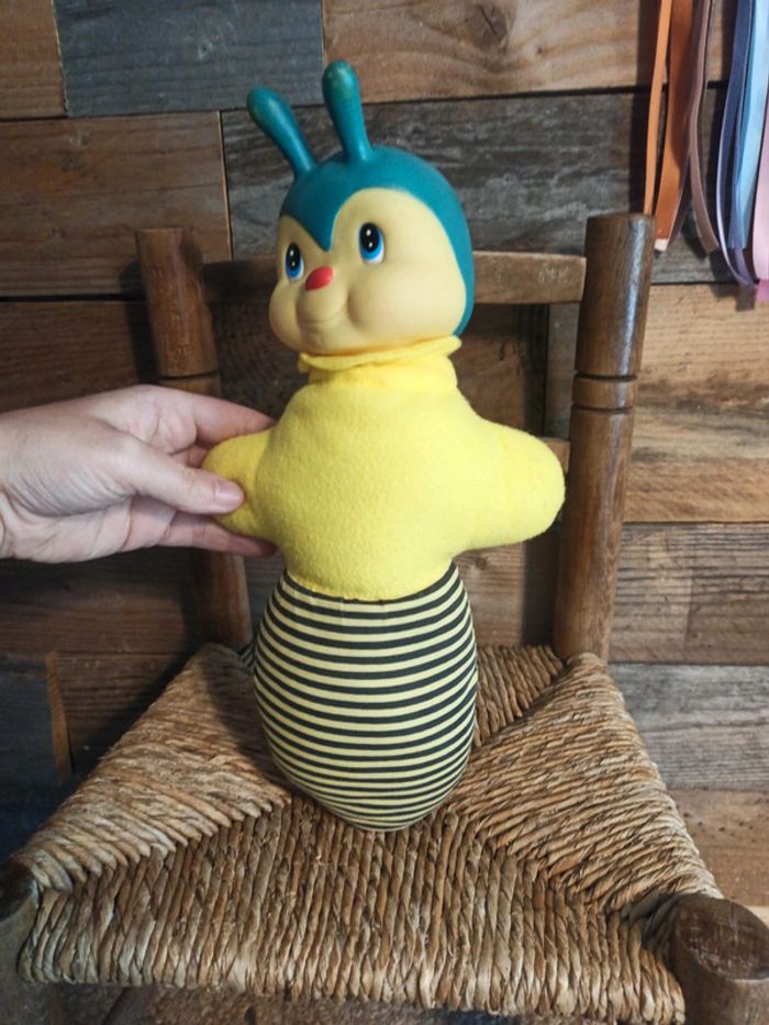 Peluche veilleuse luciole abeille vintage be - photo numéro 7