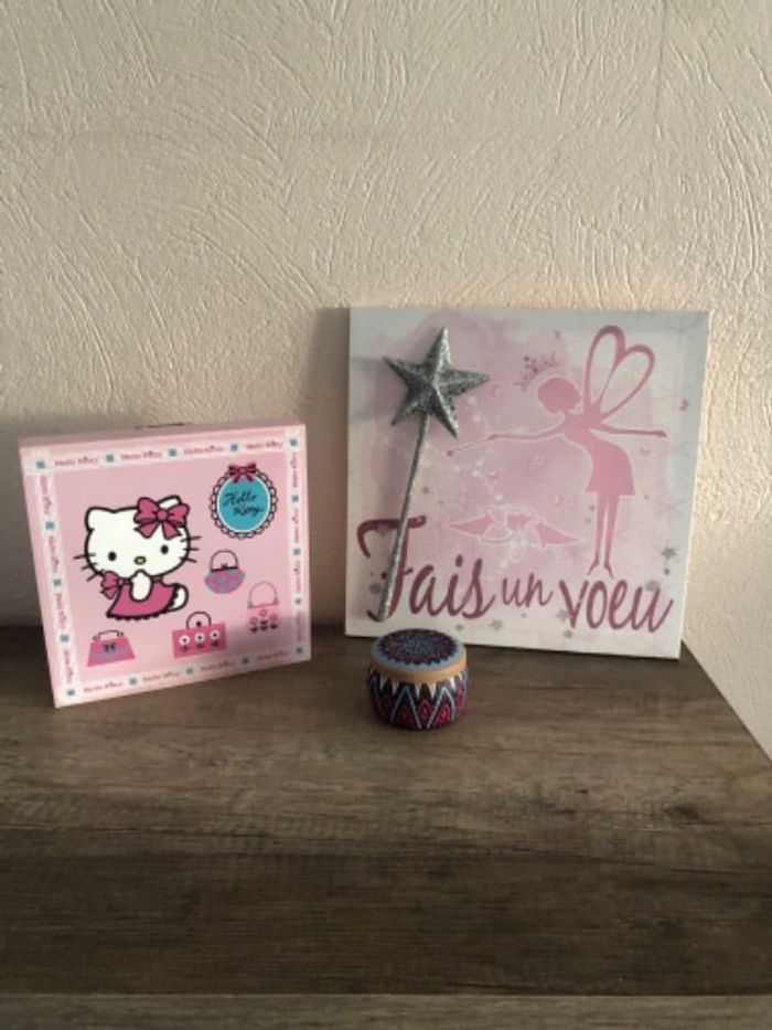 2 tableaux roses