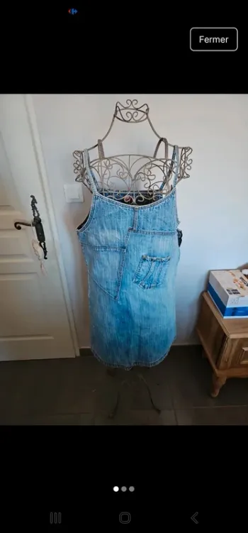 Robe en jean