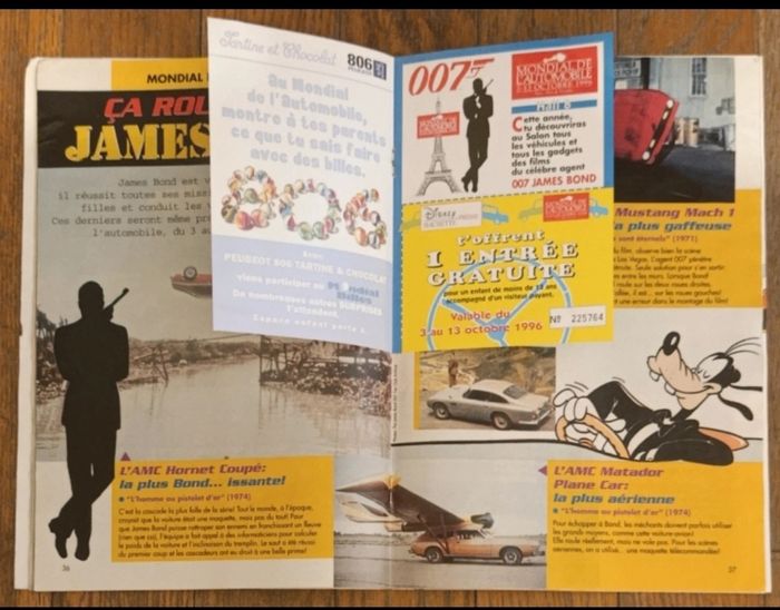 Ancien journal de mickey N°2320 avec fiches 1996 vintage - photo numéro 6