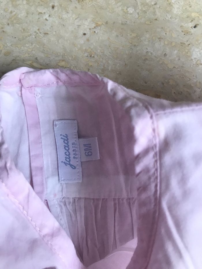 ROBE & BLOOMER ASSORTI "JACADI" ROSE - TAILLE : 6 MOIS - photo numéro 4