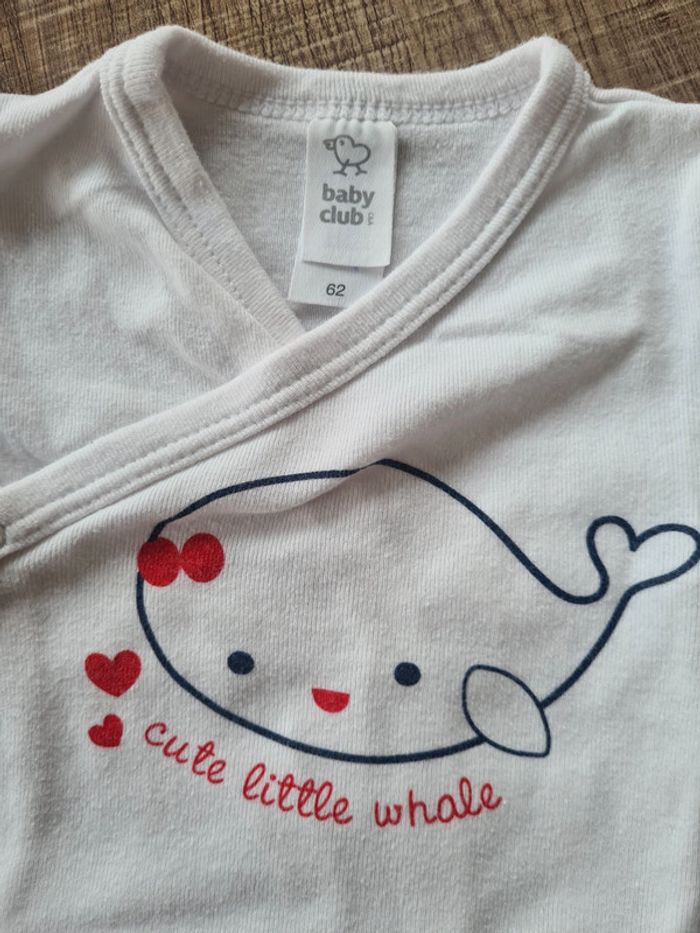 Lot de bodys Baby Club 3 mois 62 cm - photo numéro 2