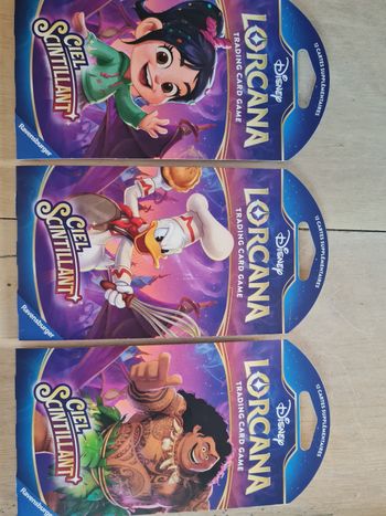 Lorcana Artset booster Ciel Scintillant en FR