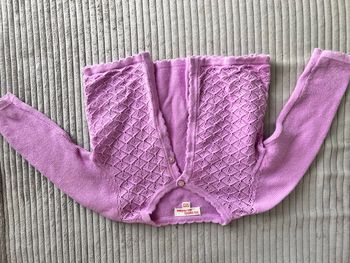 Gilet violet du pareil au même 9 mois 