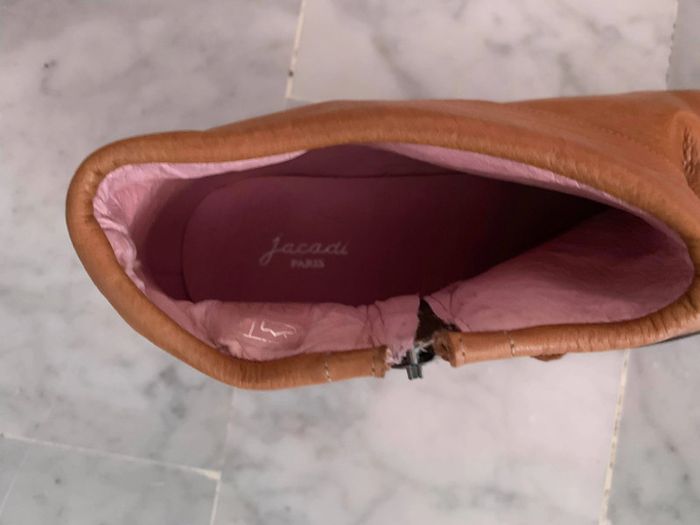 Bottines Jacadi Paris couleur Camel taille 38 - photo numéro 3