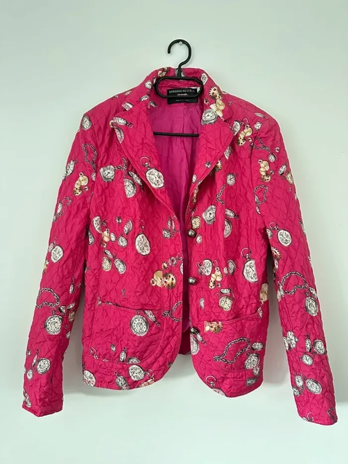 Veste fushia matelassée