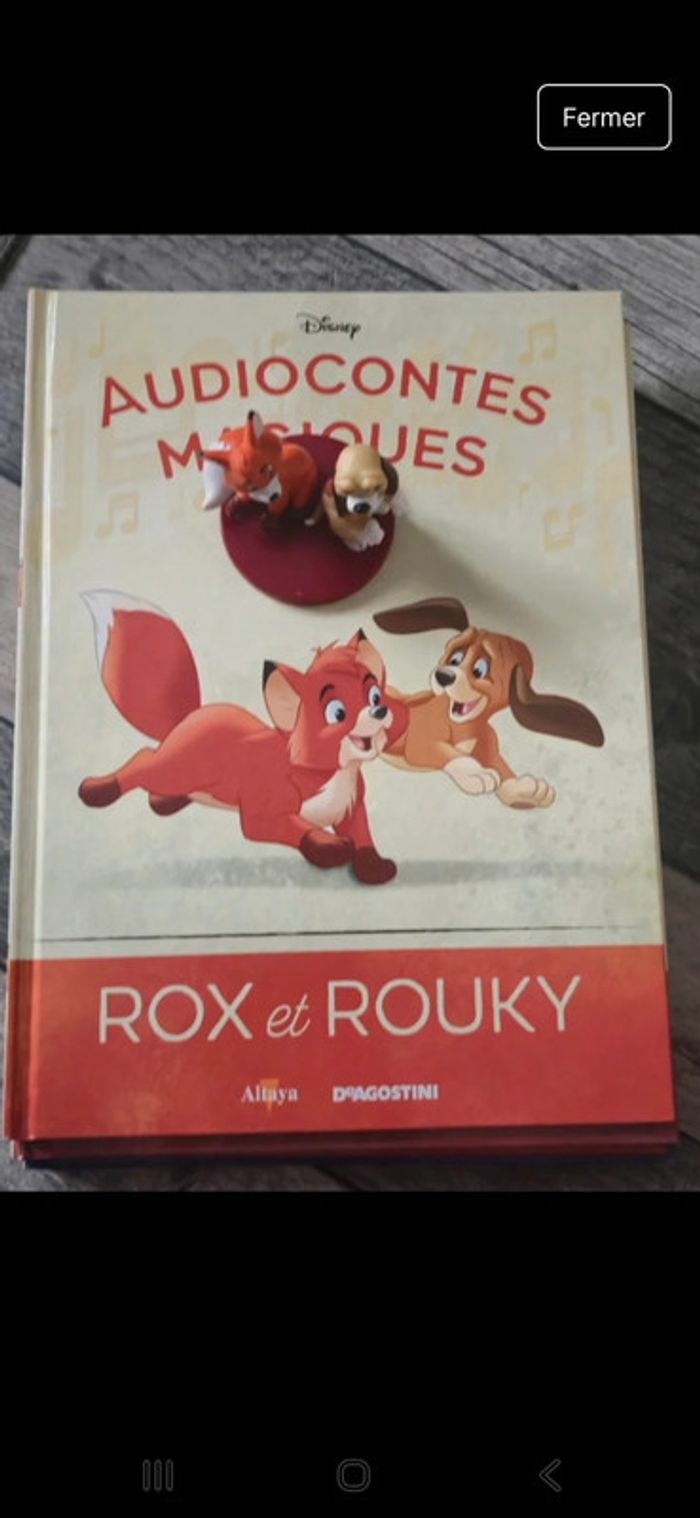 Livre et figurine 39 des audiocontes Magiques altaya audio conte audio compte disney