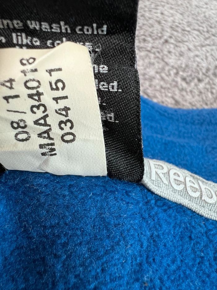 Pull polaire de sport Reebok bleu – Taille XL Homme Outdoor - photo numéro 13