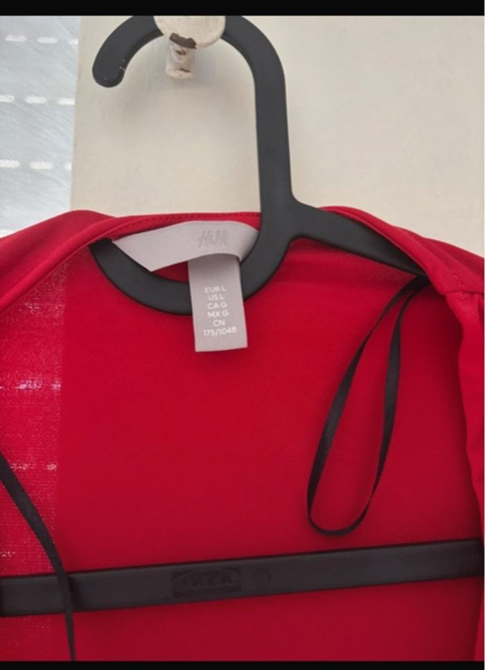 Robe longue rouge H&M - photo numéro 2
