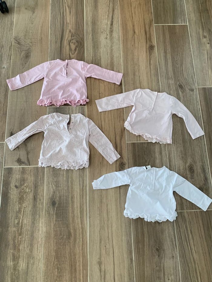 4 t-shirt manches longues Next Baby 12-18 mois - photo numéro 2