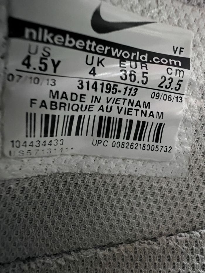 Nike Air Force 1 Mid ’82 Blanche – Pointure 36.5 - photo numéro 16