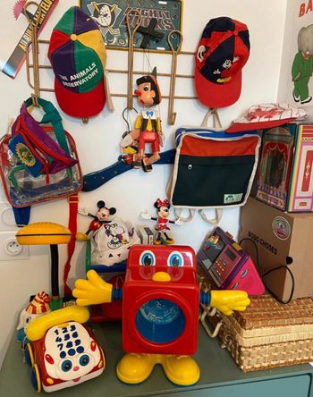 Jouet vintage décoratif machine à laver