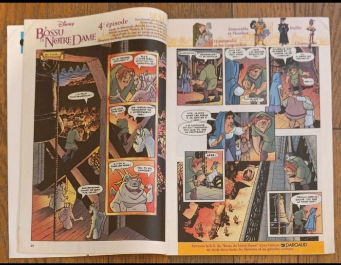 Ancien journal de mickey avec cadeau jeu Bossu de notre dame N°2322 de 1996 vintage - photo numéro 7