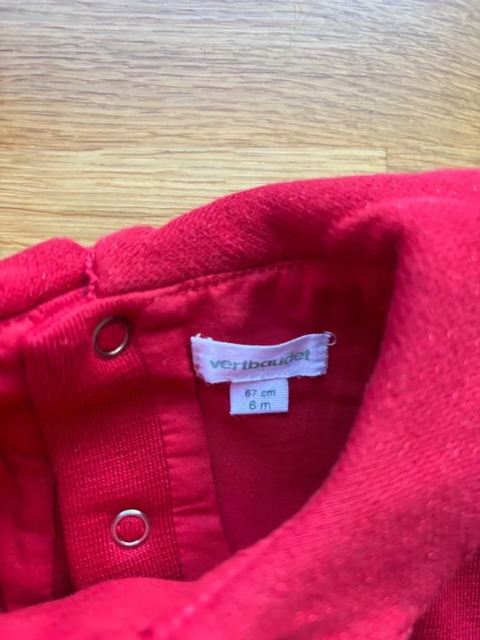 Belle robe de Noël Vertbaudet 6 mois - photo numéro 2