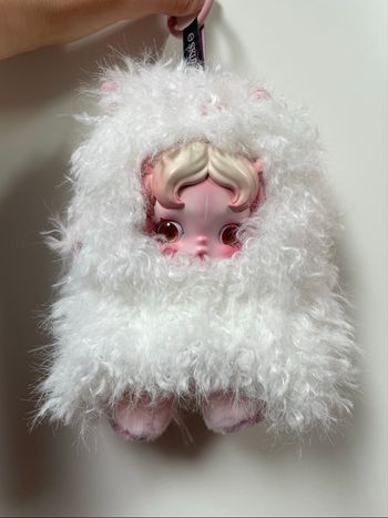 PopMart Skullpanda You Found Me plush doll pendant Ghostie