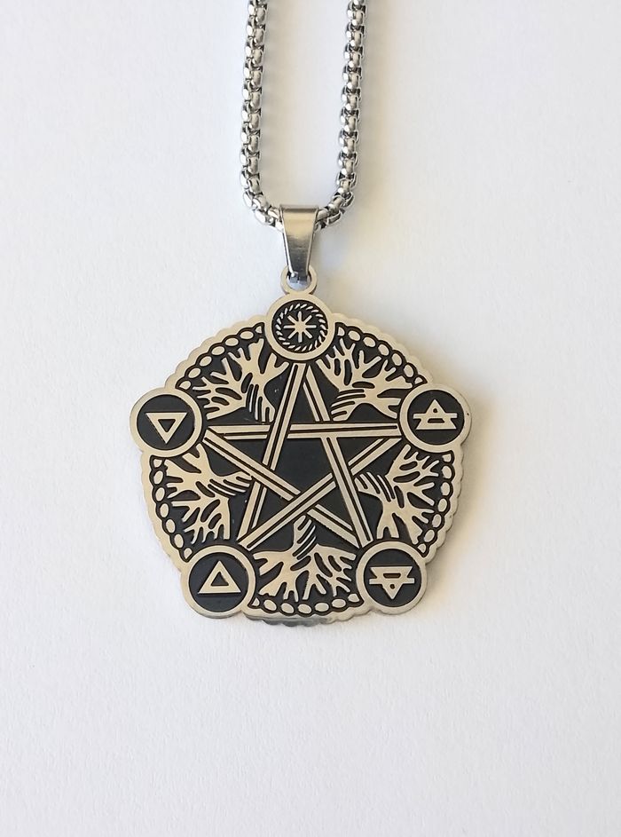 Chaîne + pendentif spirituel - photo numéro 3