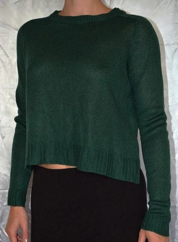 Pull vert taille S