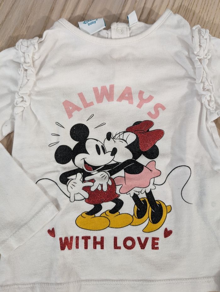 T-shirt Disney Minnie Mickey - photo numéro 2