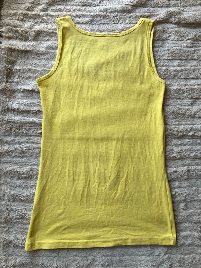 Débardeur jaune Fishbone S/M (1€50) - photo numéro 4