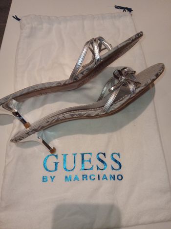 Sandales argentées 37