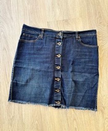 Jupe en jean bleu foncé Mango - taille 38