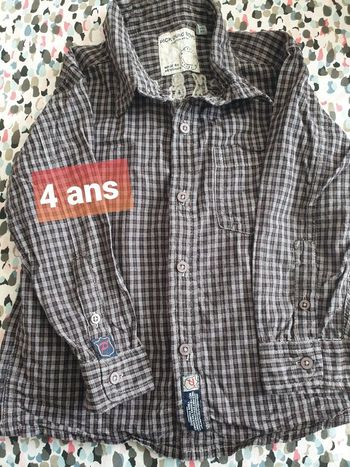 Chemise manches longues Pick Ouic Boys 4 ans