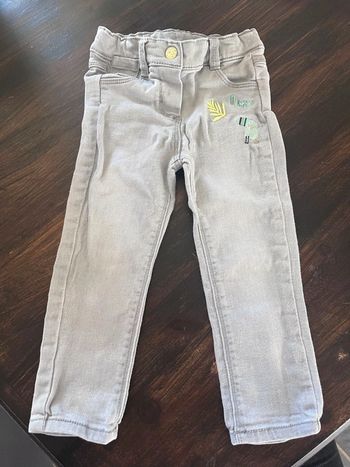 Pantalon gris  souple