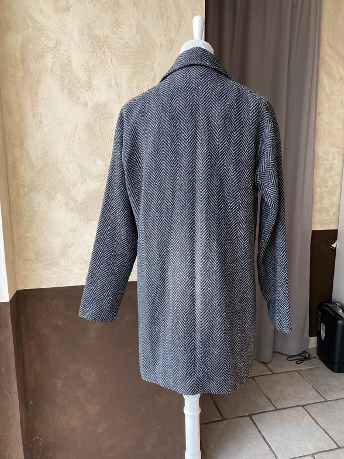 Manteau mi long à chevrons Garcia Jeans S - photo numéro 4