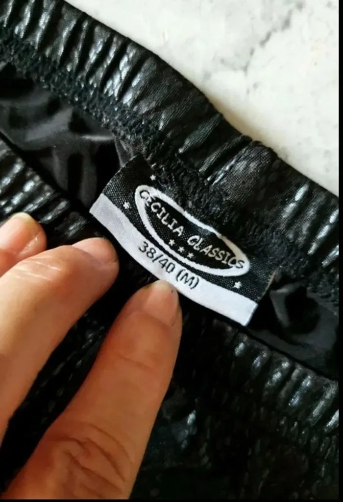 Leggings noir pithon, Cecilia T: M 38/40 - photo numéro 4