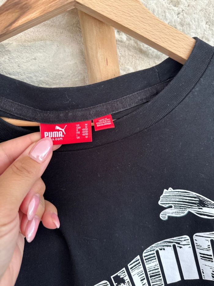 Tee shirt noir Puma Taille M - 4 € - photo numéro 2