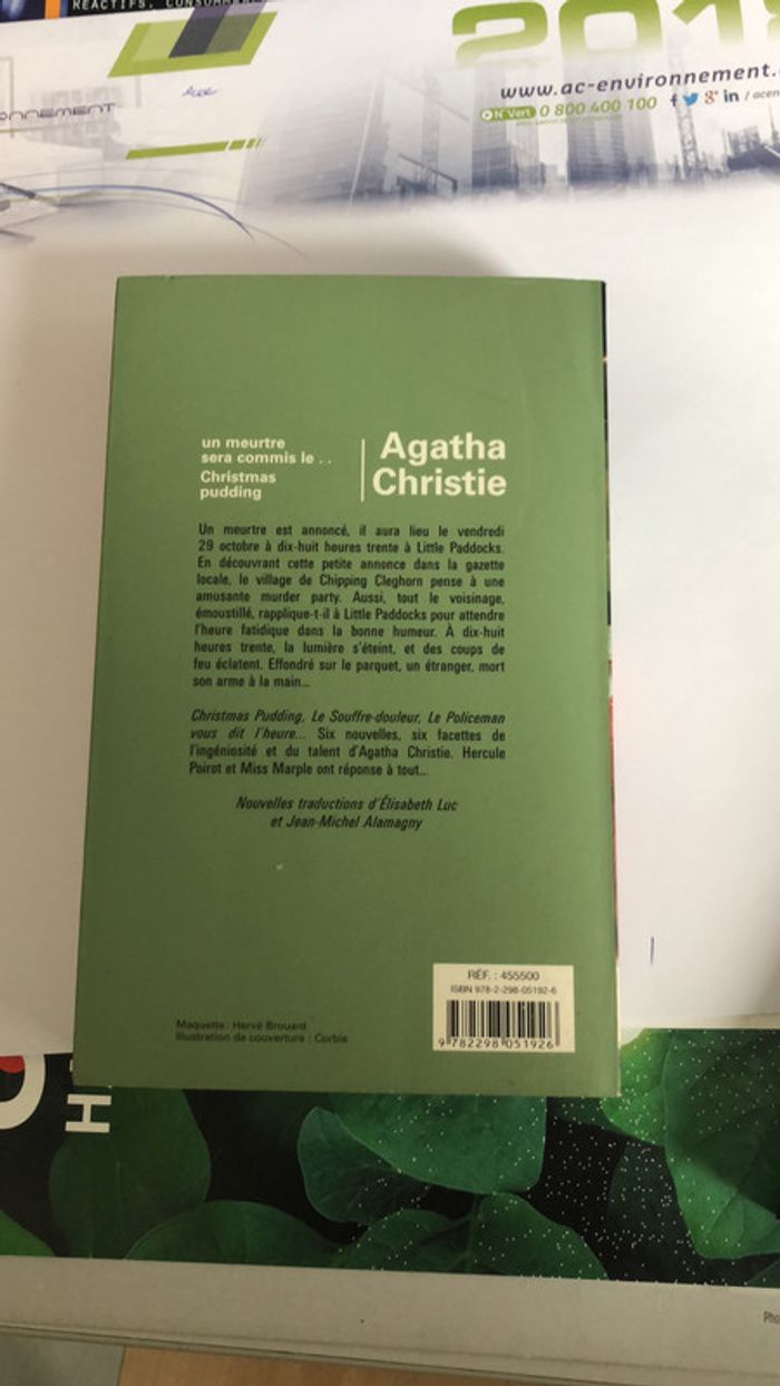 Livre Agatha Christie « un meurtre sera commis .. - photo numéro 2