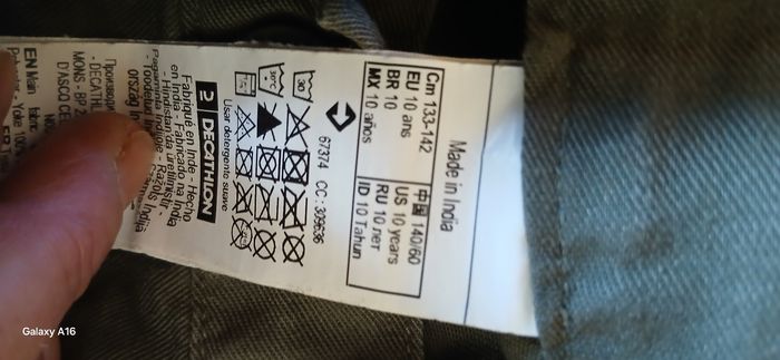 Pantalon kaki taille 10 ans - photo numéro 3