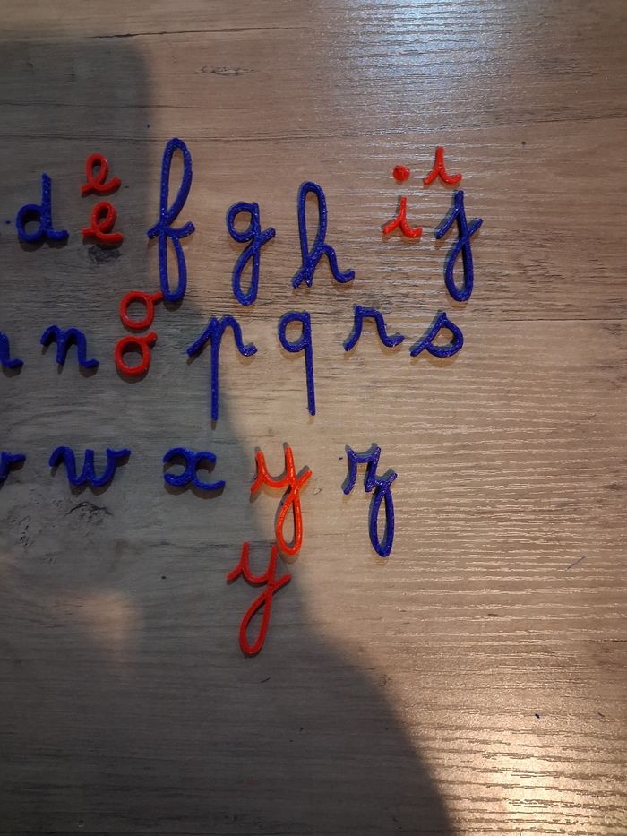 Lettres mobiles alphabets belle allure