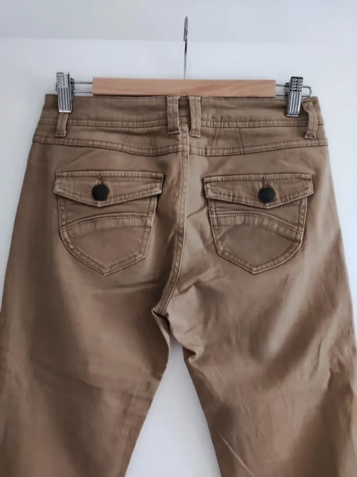 Pantalon beige Cache cache - T.36 - photo numéro 2