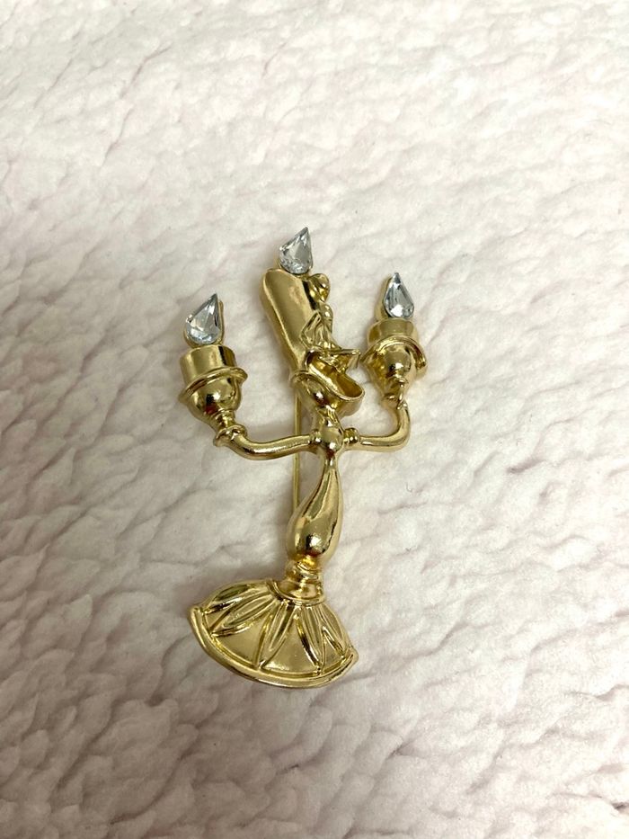 Broche lumière belle et la bête