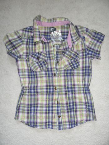 Chemisier fantaisie fille, In extenso, 6 ans  NEUF