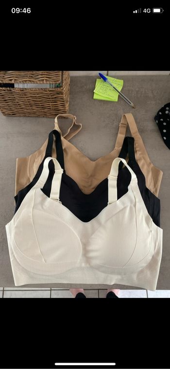 Soutien gorge de trois