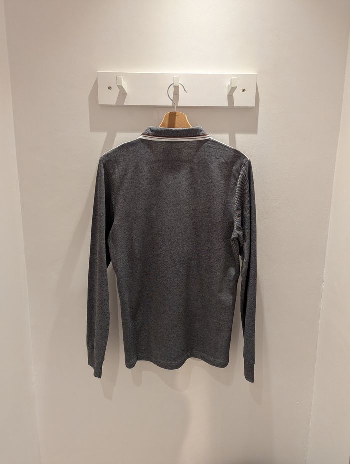 Polo manches longues Amsterdam gris Taille S (taille petit) - photo numéro 4
