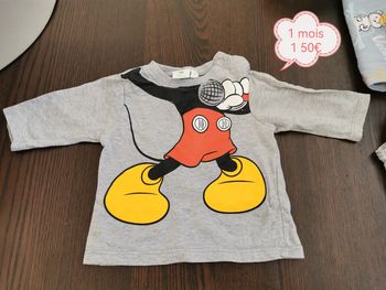 T.shirt manches longues mickey