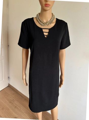 Robe casual noire à manches courtes Riu taille 42 TBE