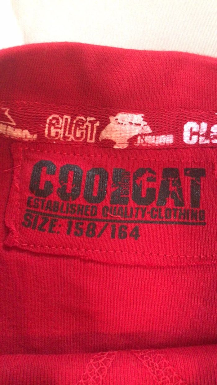 Teeshirt coolcat rouge - photo numéro 3