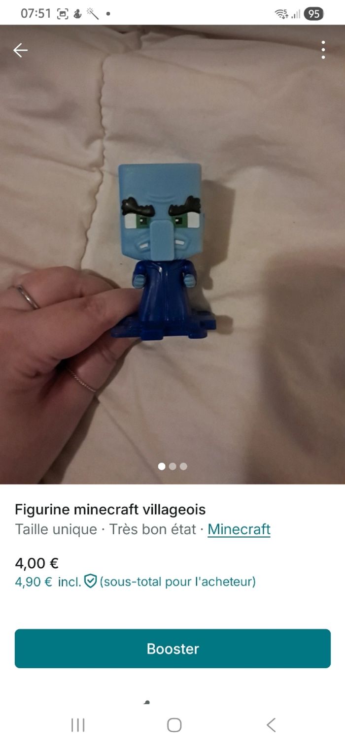 Figurine minecraft villageois