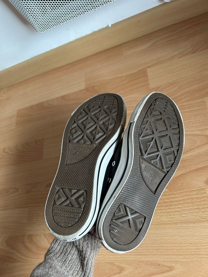 Chaussures Converses All Star Chuck Taylor noir femme pointure 37 - photo numéro 9