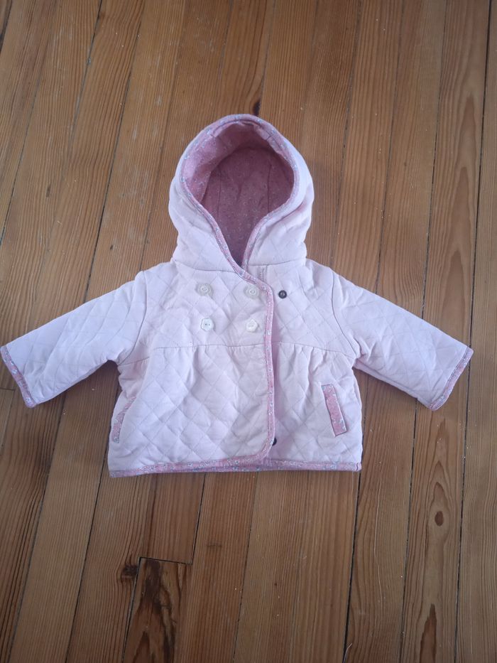 Veste rose bébé