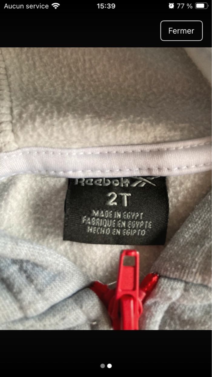 Ensemble jogging reebook - photo numéro 2