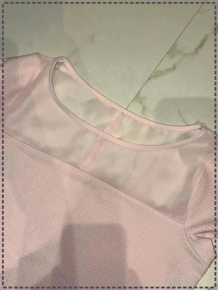 Top rose pastel doux et fluide – Taille S – Grain de Malice - photo numéro 3